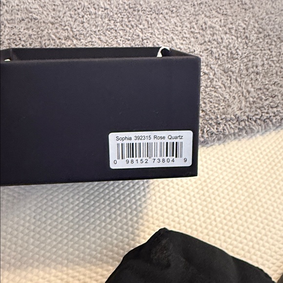 NWT Wolf Sophia Rose Quartz Jewelry Case - Picture 4 of 4